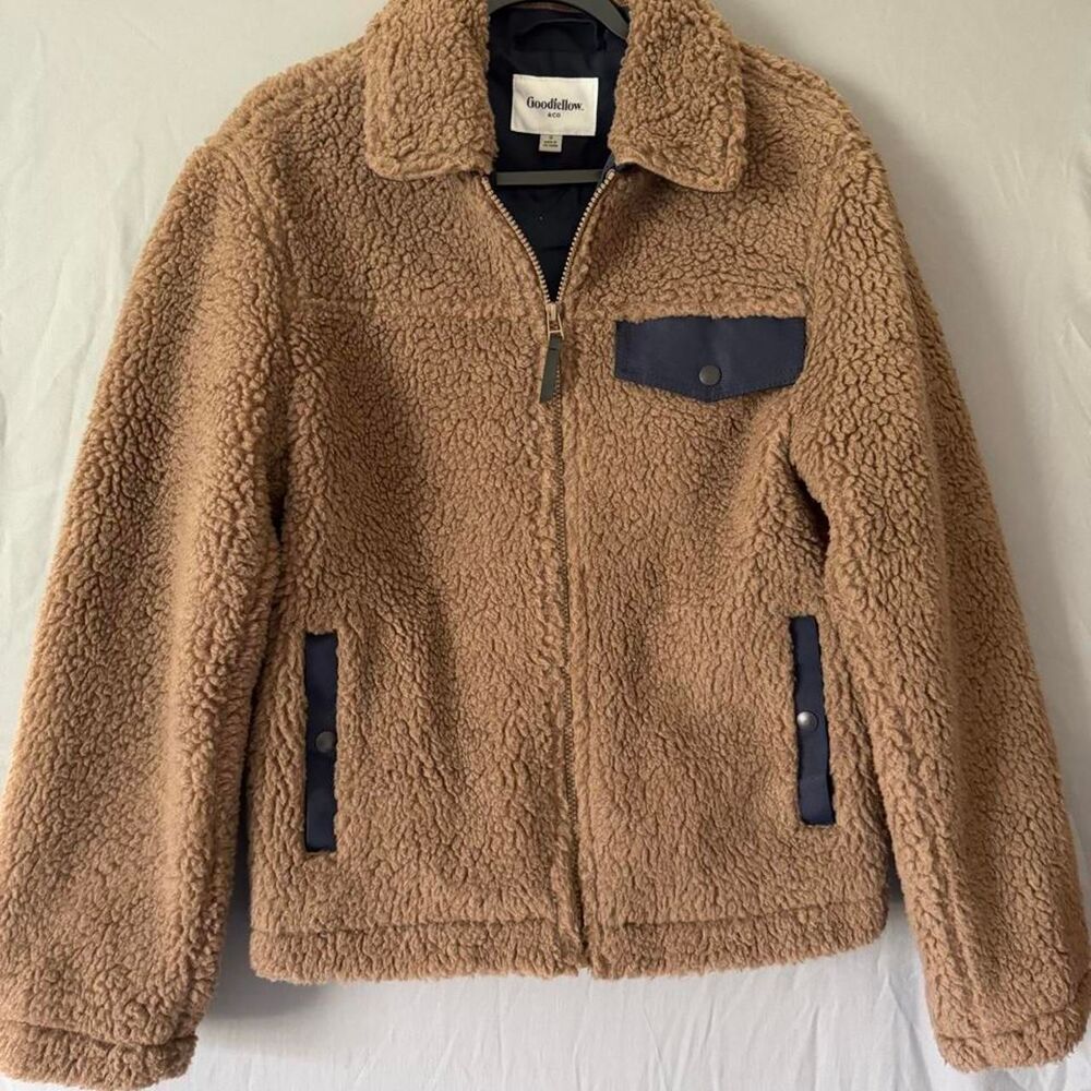 Goodfellow-co Men's Tan and Brown Jacket